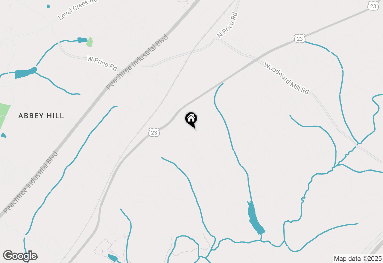 Map of 365 Creek Manor Way, Suwanee, GA 30024