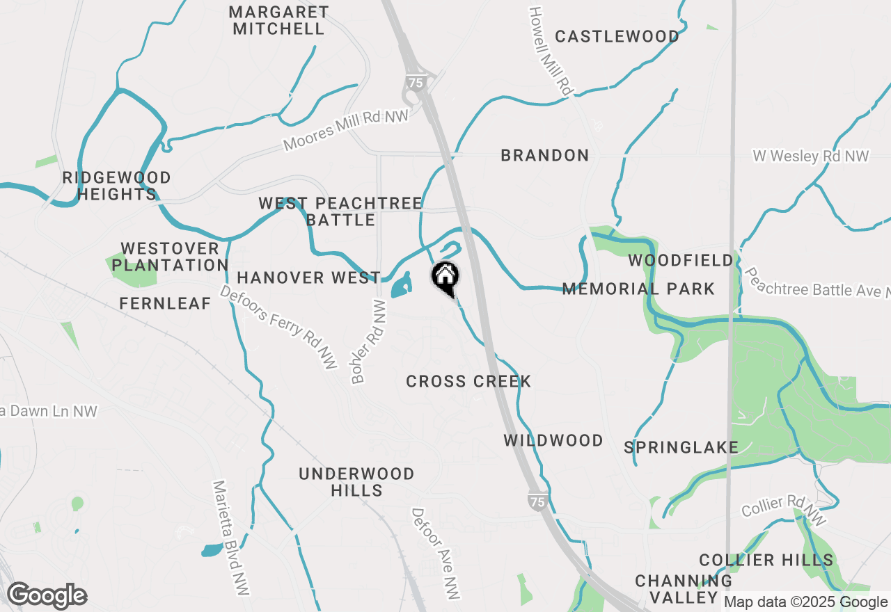 Map of 27 Chaumont Square Nw, Atlanta, GA 30327