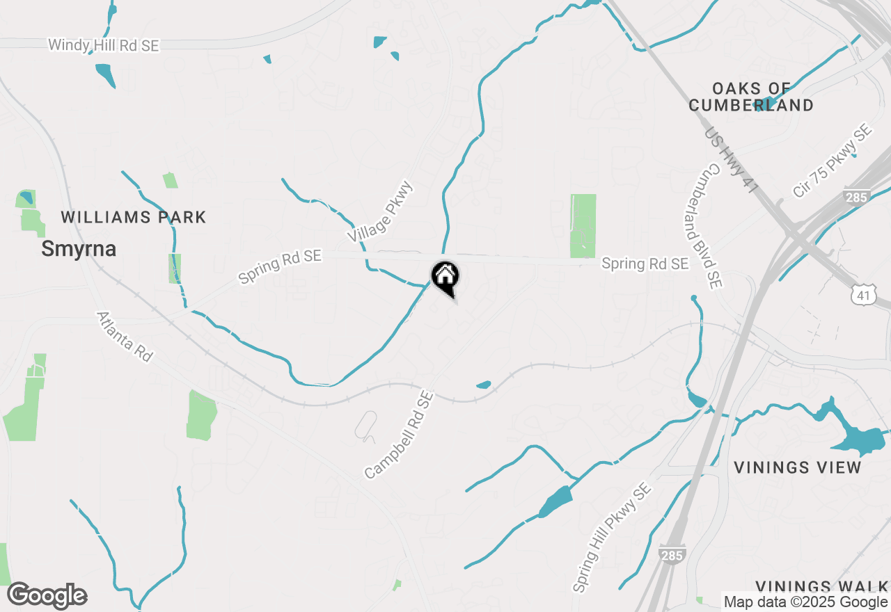 Map of 1301 Countryside Place Se, Smyrna, GA 30080