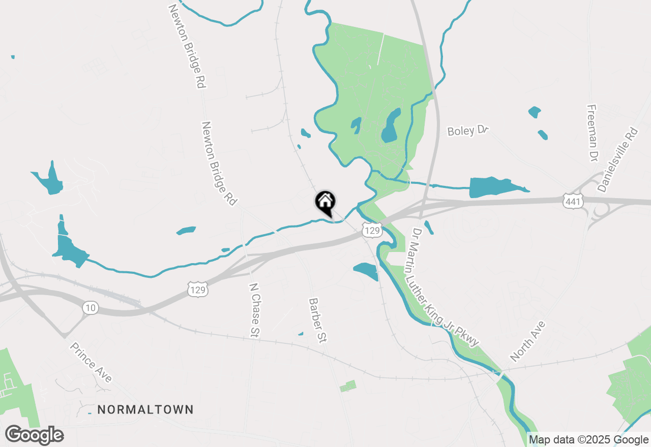 Map of 165 Maxey Boulevard, Athens, GA 30601