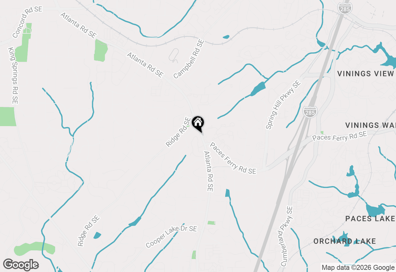 Map of 3428 Paces Ferry Circle Se, Smyrna, GA 30080