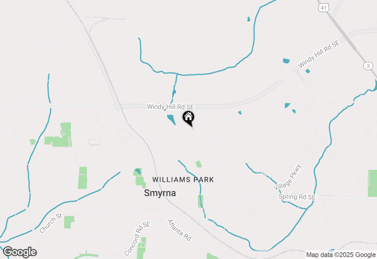 Map of 2515 Reed Street Se, Smyrna, GA 30080