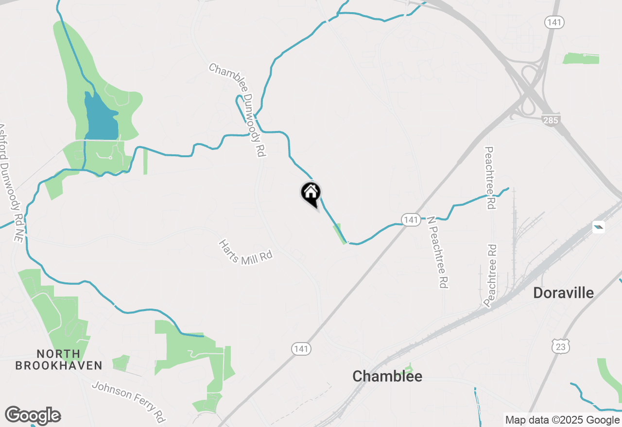 Map of 3807 Greenhill Drive, Chamblee, GA 30341