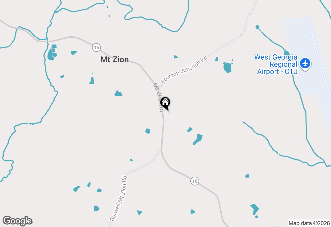 Map of 4085 Mount Zion Road, Carrollton, GA 30117