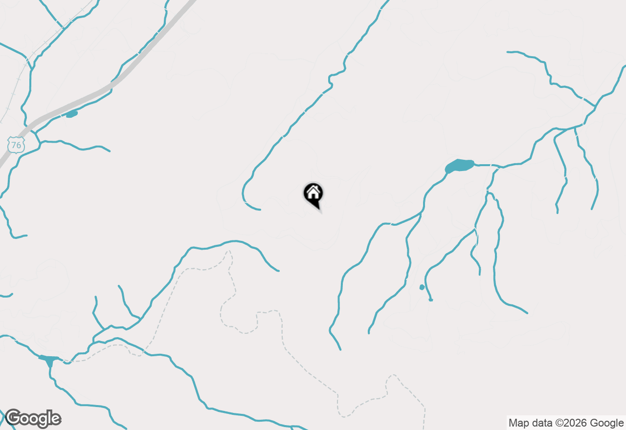 Map of 564 Weaver Creek Lane, Blue Ridge, GA 30513