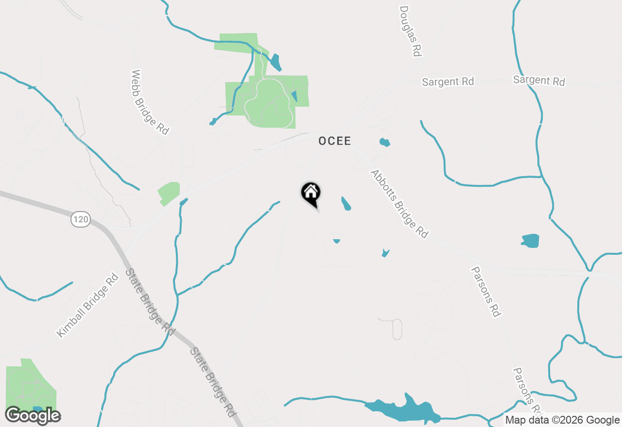 Map of 4945 Weathervane Drive, Johns Creek, GA 30022