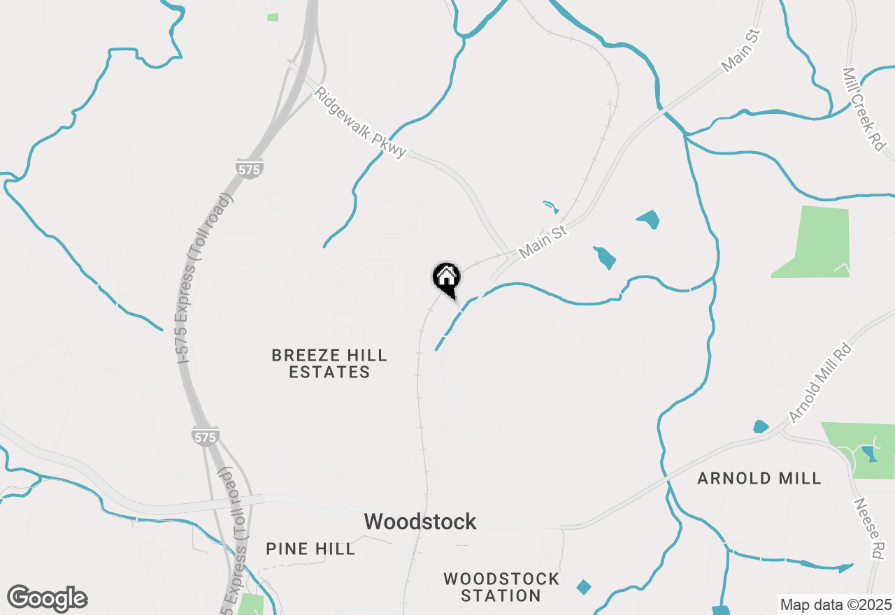 Map of 1013 Liberty Springs Drive, Woodstock, GA 30188