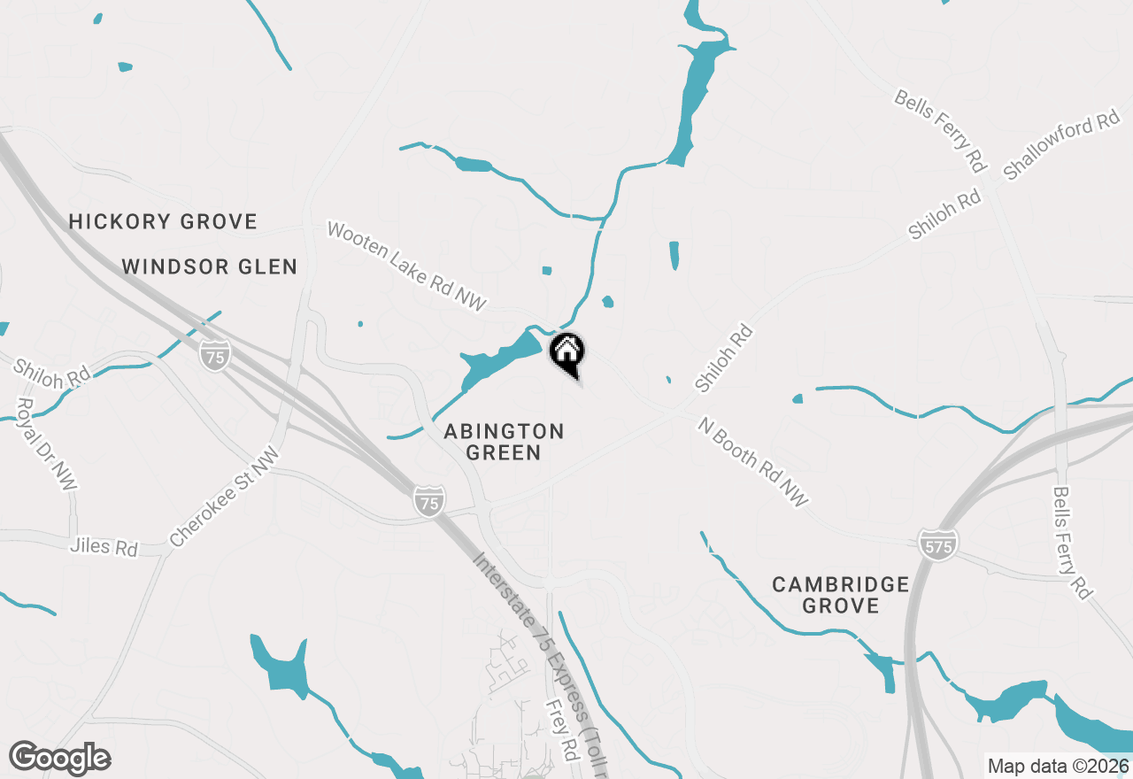 Map of 4220 Abington Walk Nw, Kennesaw, GA 30144