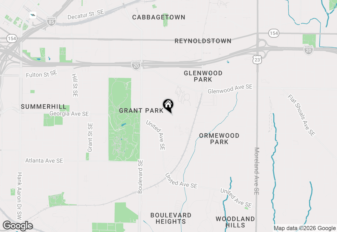 Map of 717 Berne Street Se, Atlanta, GA 30312
