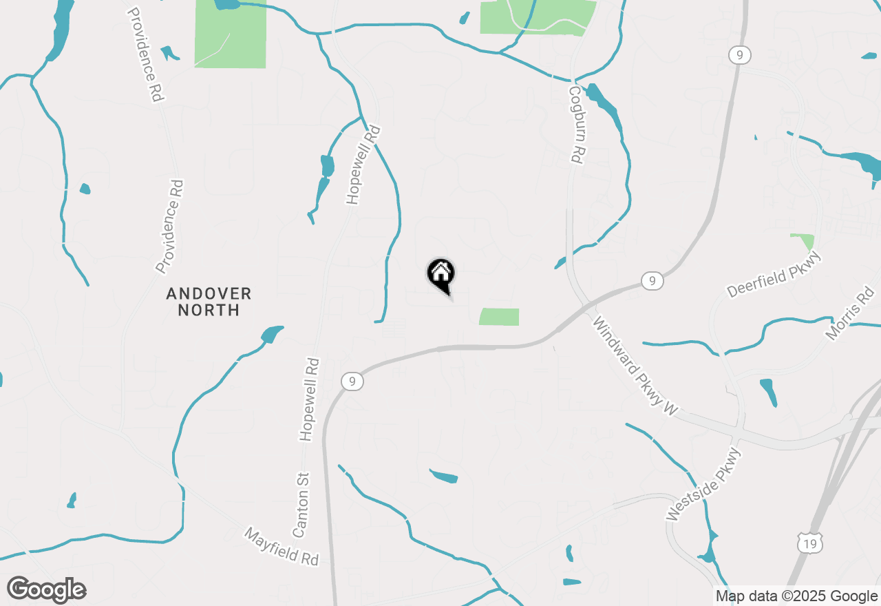 Map of 2480 Cogburn Ridge Road, Alpharetta, GA 30004