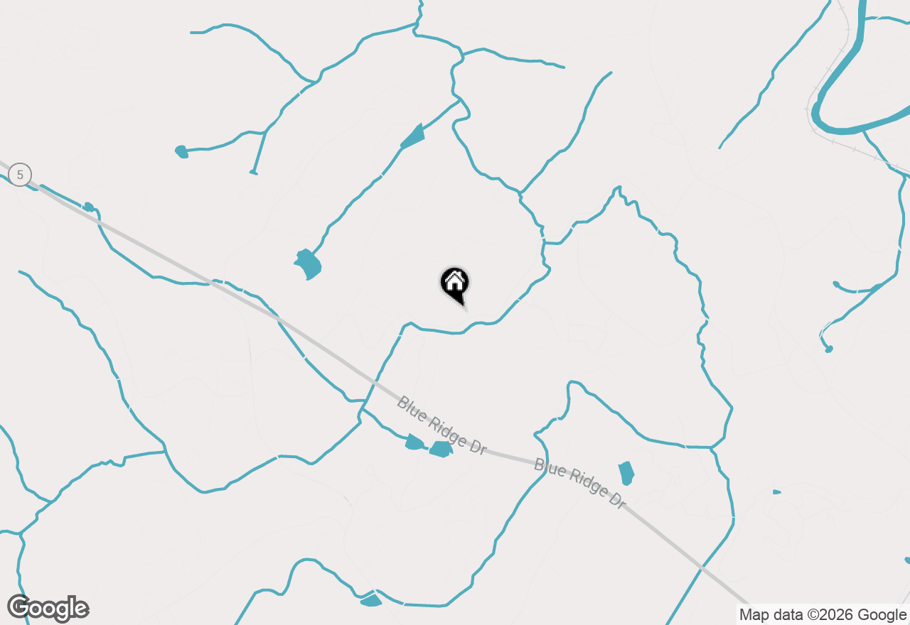 Map of 705 George Curtis Road, Blue Ridge, GA 30513