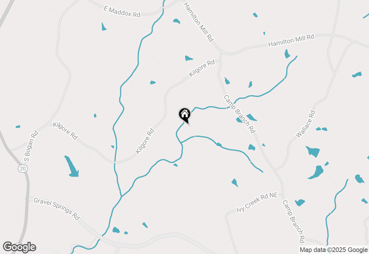 Map of 3128 Hidden Falls Drive, Buford, GA 30519
