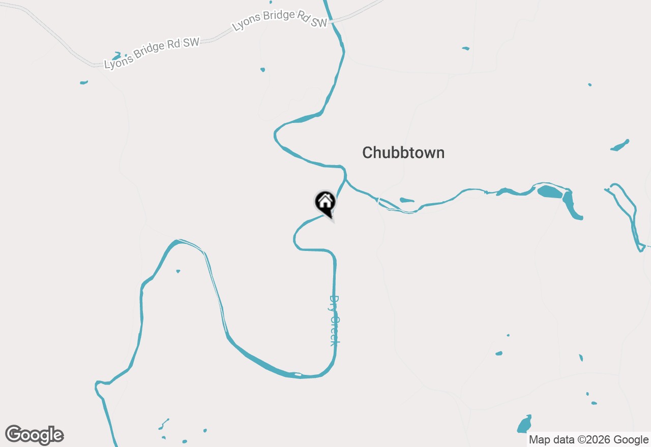 Map of 1568 Chubb Road Sw, Cave Spring, GA 30124