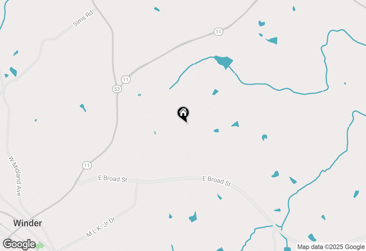 Map of 71 Saint Ives Circle, Winder, GA 30680