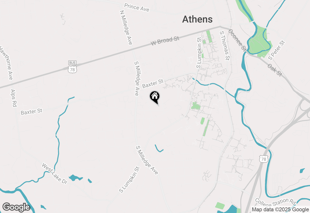 Map of 130 Hall Street, Athens, GA 30605