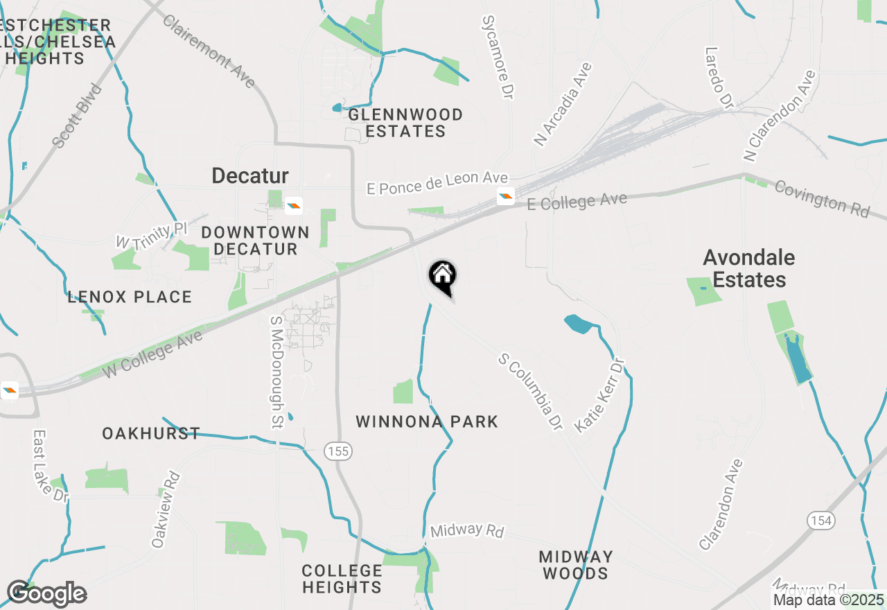 Map of 2516 Talley Street, Decatur, GA 30030