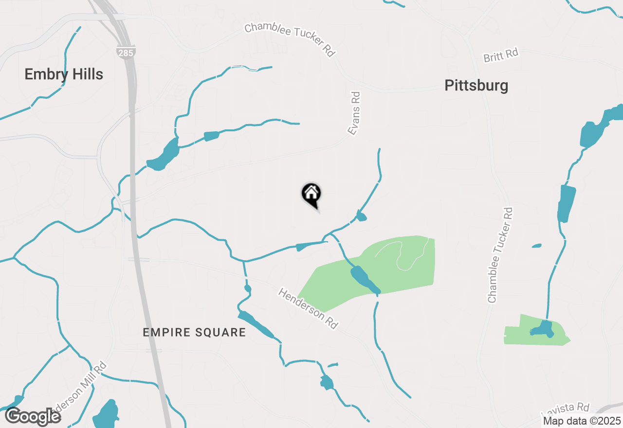 Map of 2853 Umberland Drive, Doraville, GA 30340