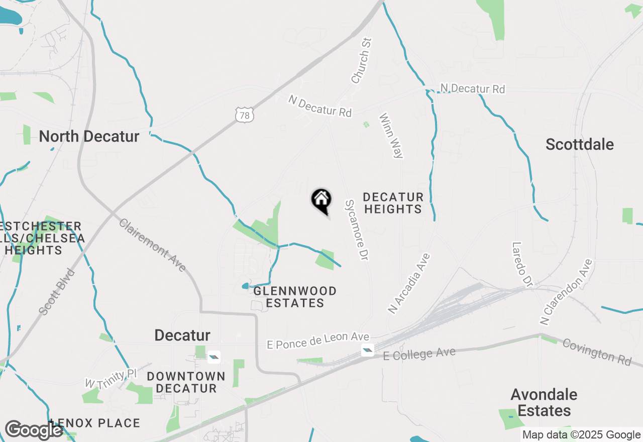 Map of 228 Mount Vernon Drive, Decatur, GA 30030