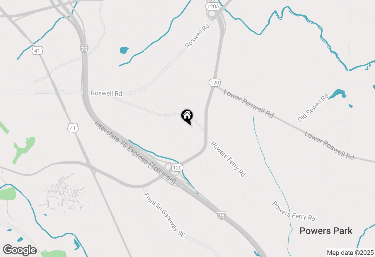 Map of 176 Nancy Drive Se, Marietta, GA 30067