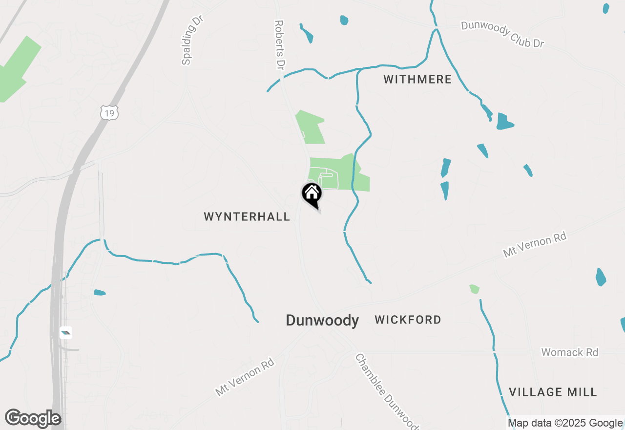 Map of 1325 Wyntercreek Road, Dunwoody, GA 30338