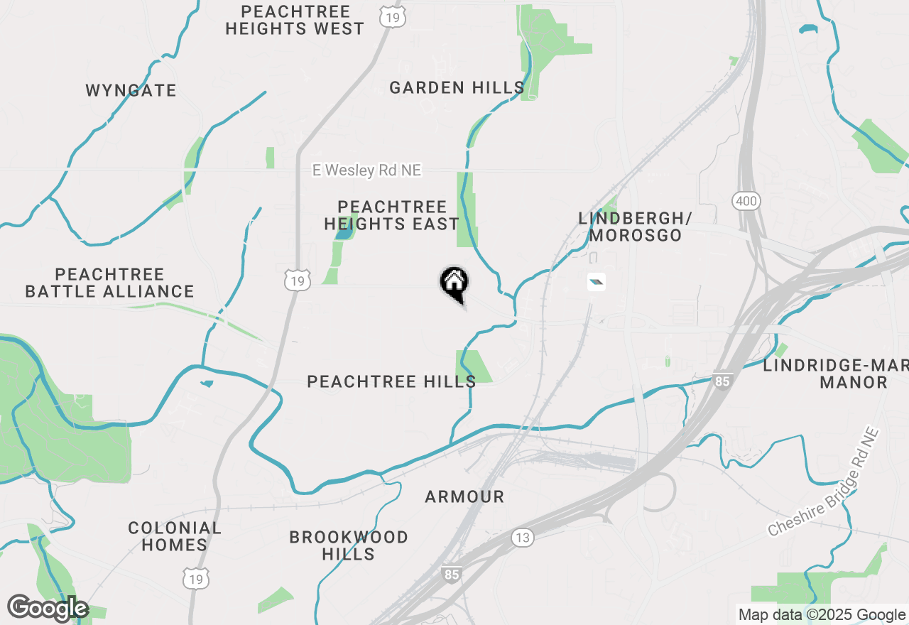 Map of 293 Springdale Drive Ne, Atlanta, GA 30305