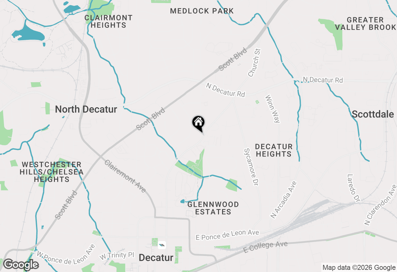 Map of 116 Medlock Road, Decatur, GA 30030