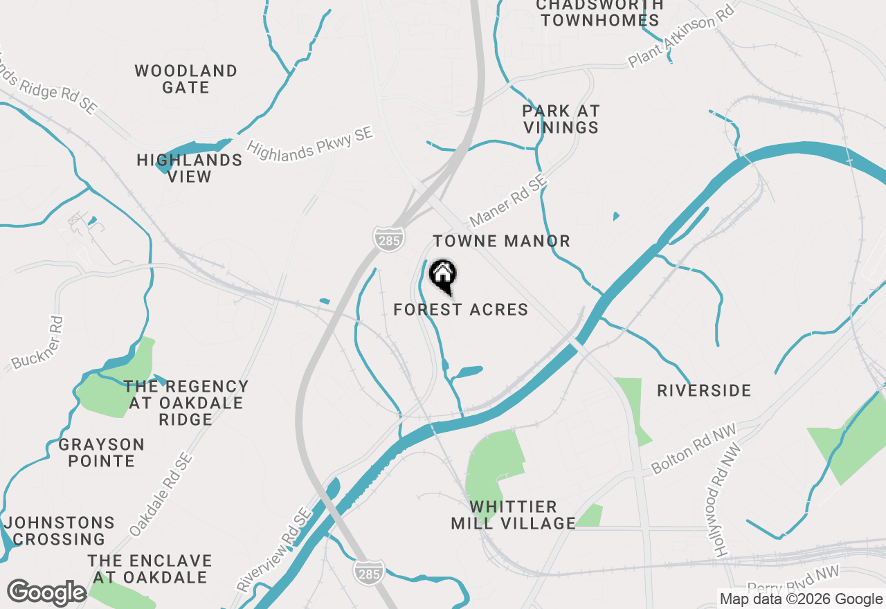 Map of 2352 Elmwood Circle Se, Atlanta, GA 30339