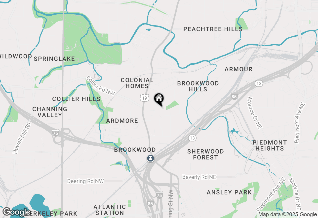 Map of 23 Wakefield Drive Ne, Atlanta, GA 30309