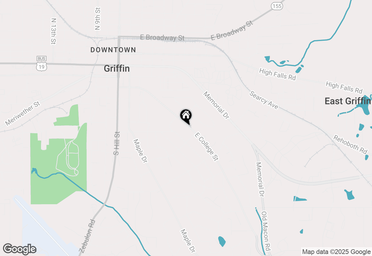 Map of 650 E College Street, Griffin, GA 30224