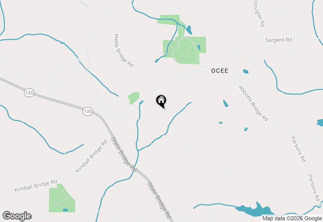 Map of 4620 Hampton Square Drive, Johns Creek, GA 30022
