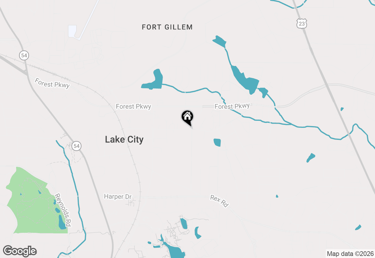 Map of 0 Joy Lake Road, Morrow, GA 30260