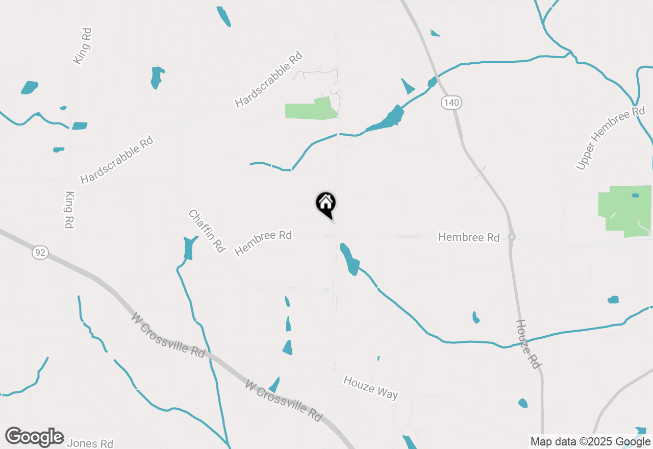 Map of 390 Hembree Road, Roswell, GA 30075