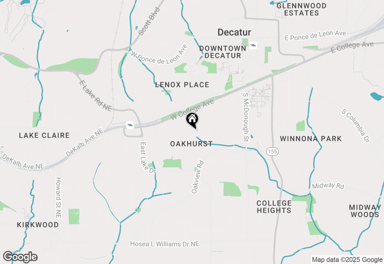 Map of 172 Olympic Place, Decatur, GA 30030