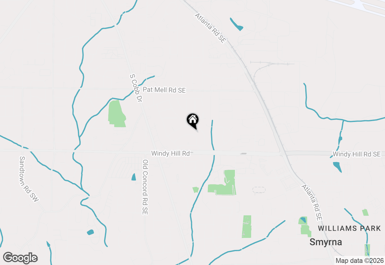 Map of 675 Inglewood Drive Se, Smyrna, GA 30080