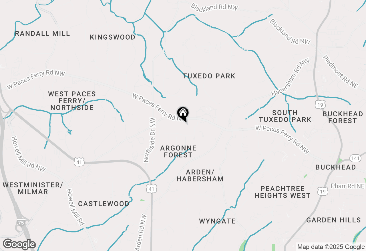 Map of 490 W Paces Ferry Road Nw, Atlanta, GA 30305