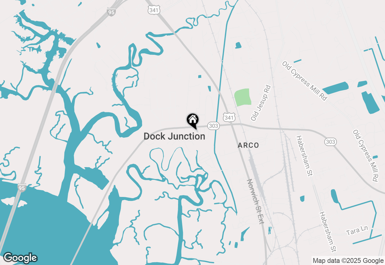 Map of 5140 Blythe Island Highway, Brunswick, GA 31520