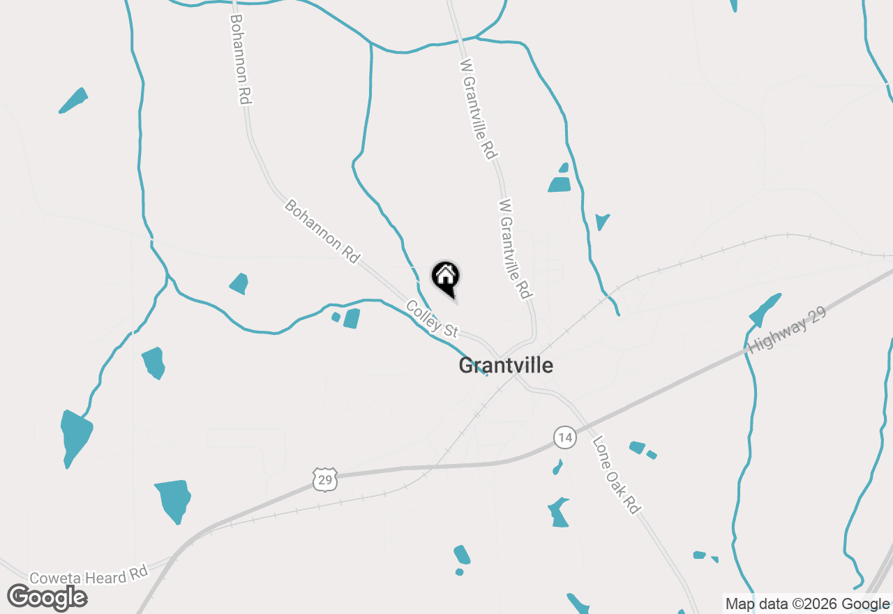 Map of 185 Creekside Drive, Grantville, GA 30220