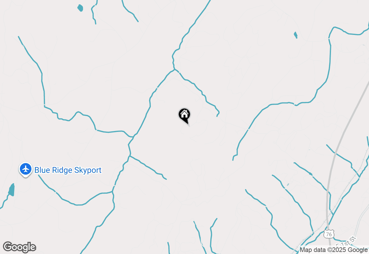 Map of 213 Moonshine Hollow, Blue Ridge, GA 30513