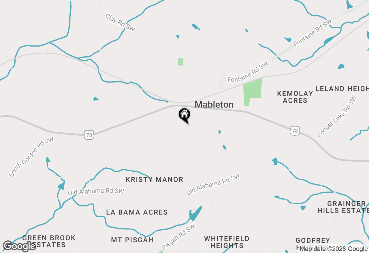 Map of 5659 Whispering Pines Road, Mableton, GA 30126