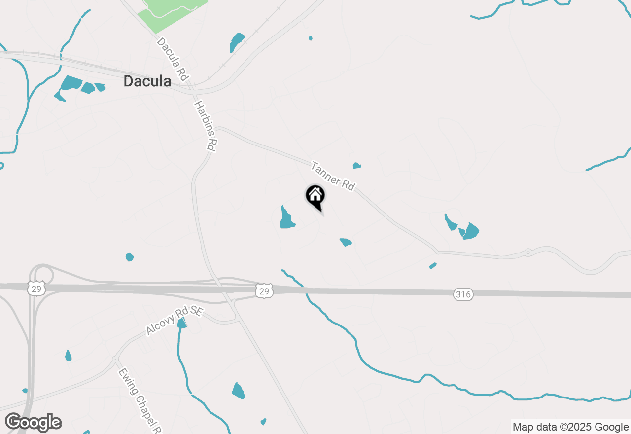 Map of 1985 William Glen Street, Dacula, GA 30019