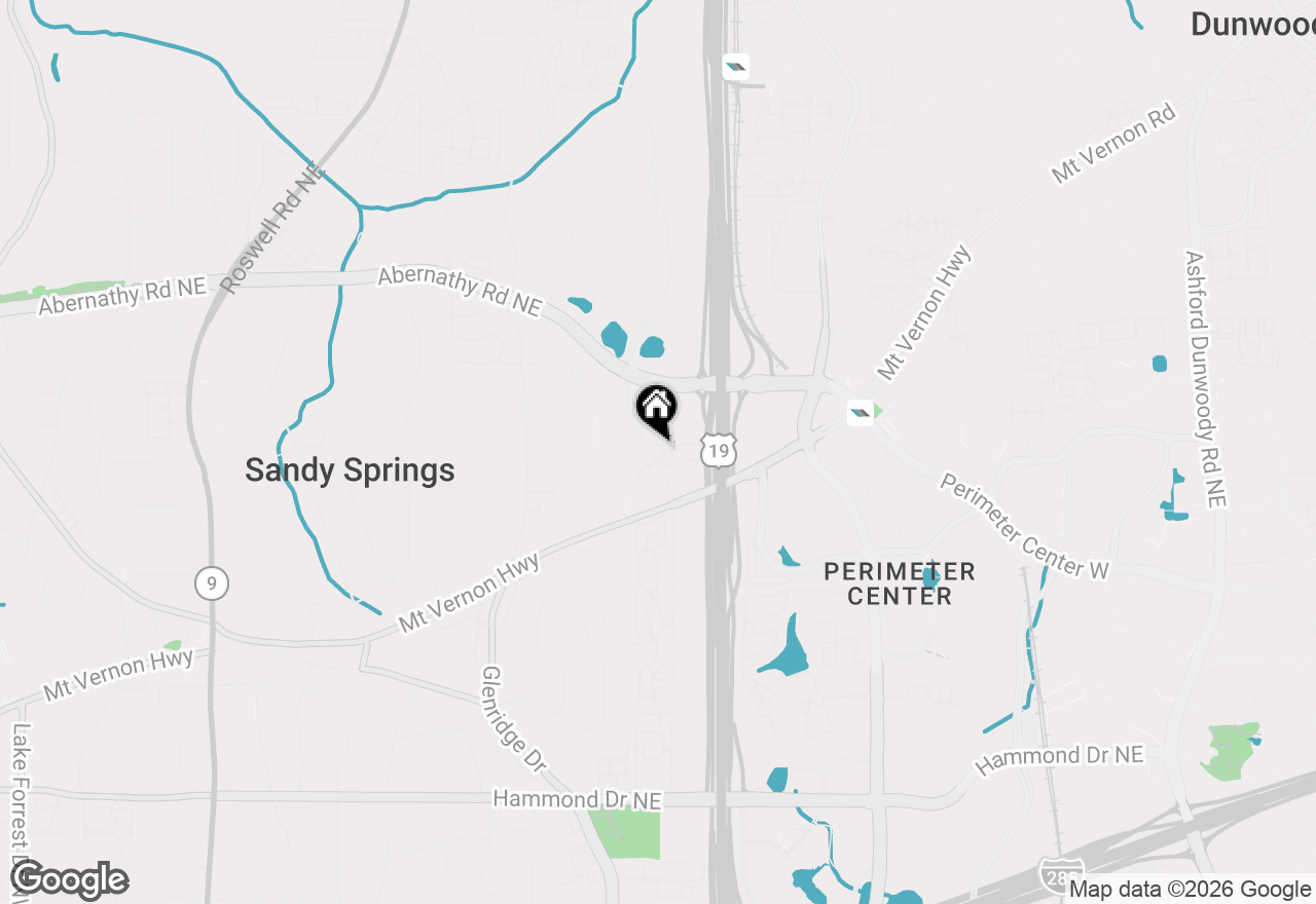 Map of 640 Granville Court, Atlanta, GA 30328