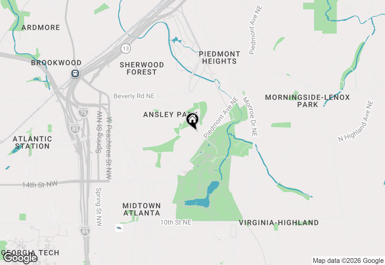Map of 171 Westminster Drive Ne, Atlanta, GA 30309