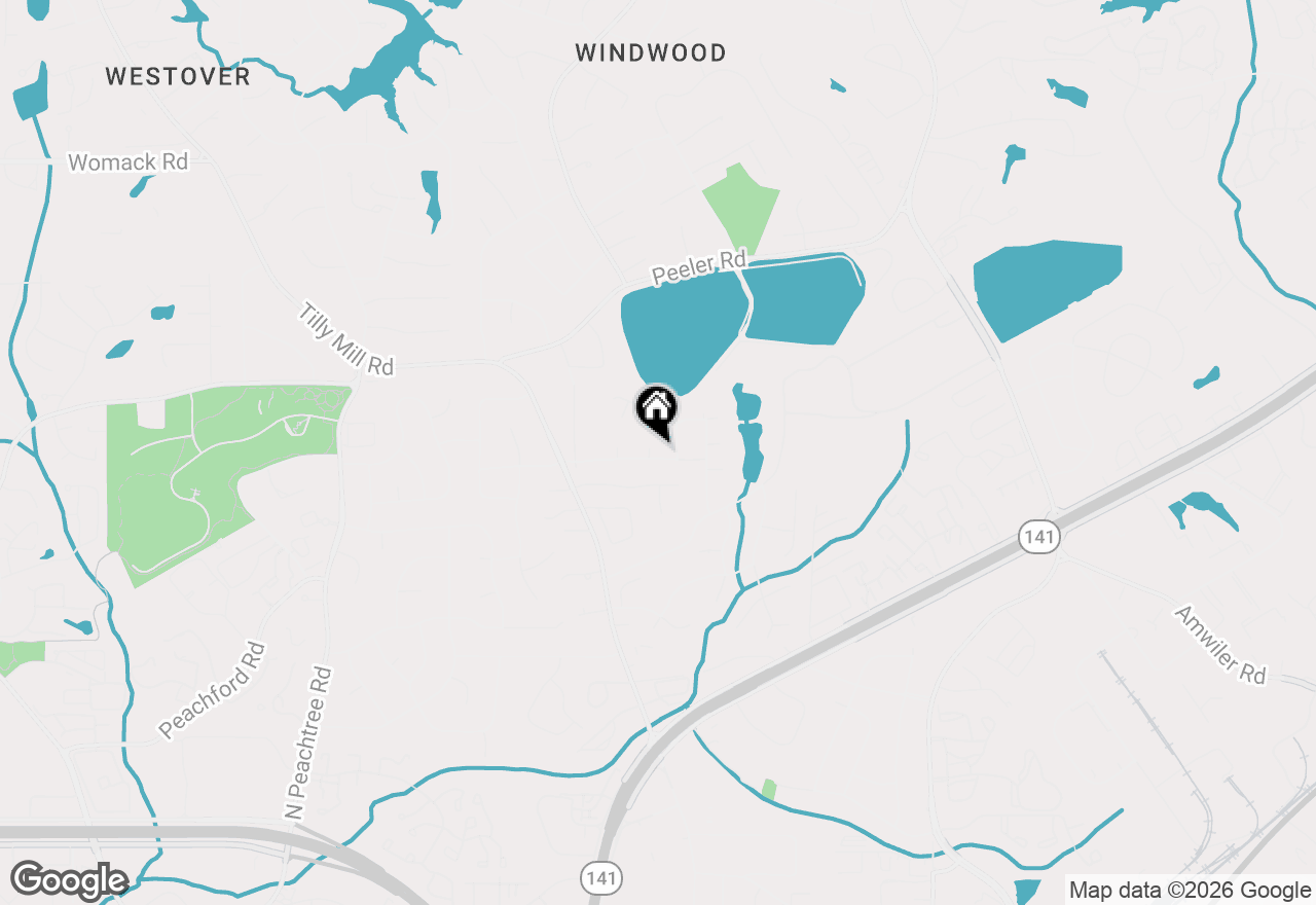 Map of 2588 Andover Drive, Atlanta, GA 30360