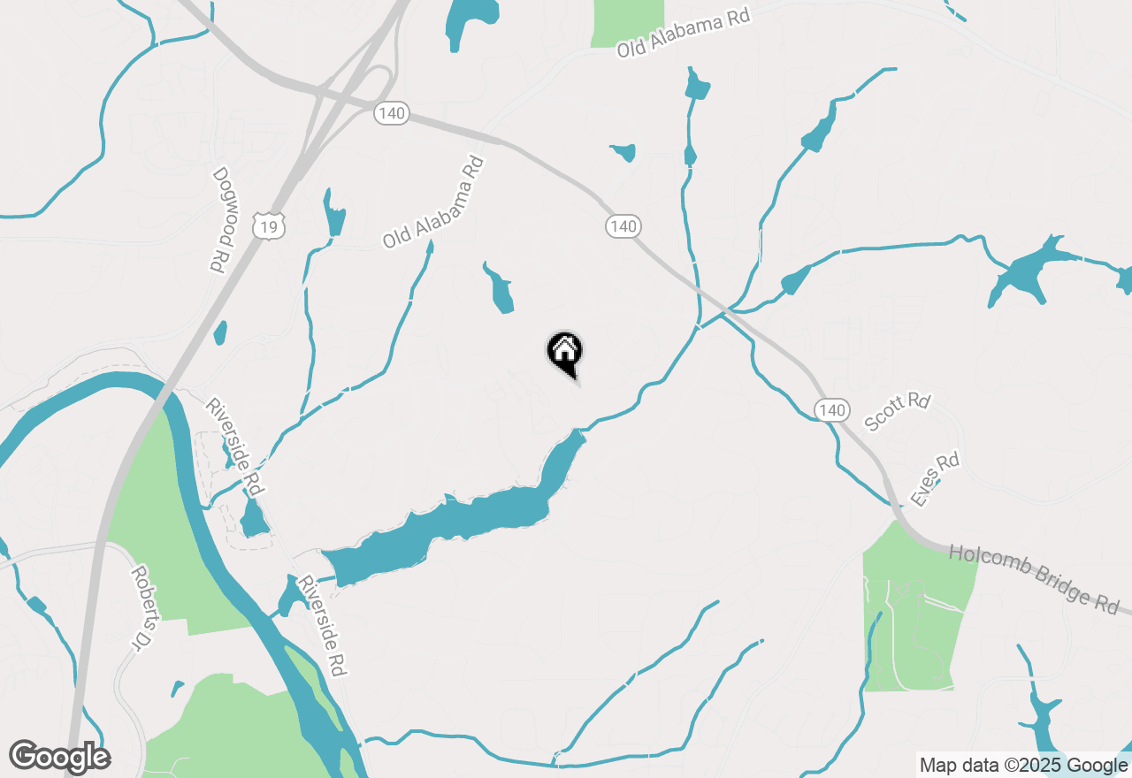 Map of 105 Floss Flower Courts, Roswell, GA 30076