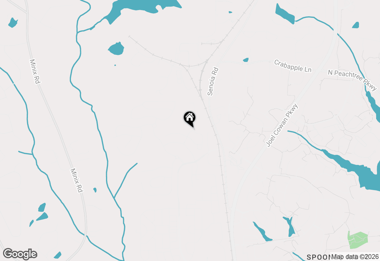 Map of 411 Silverbell Court, Peachtree City, GA 30269
