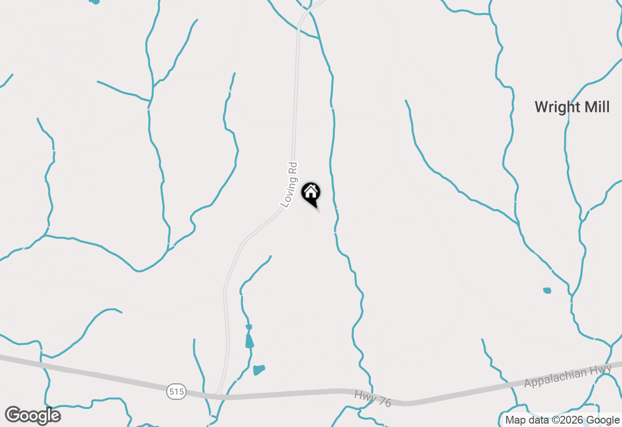 Map of 130 Happy Valley Lane, Morganton, GA 30560