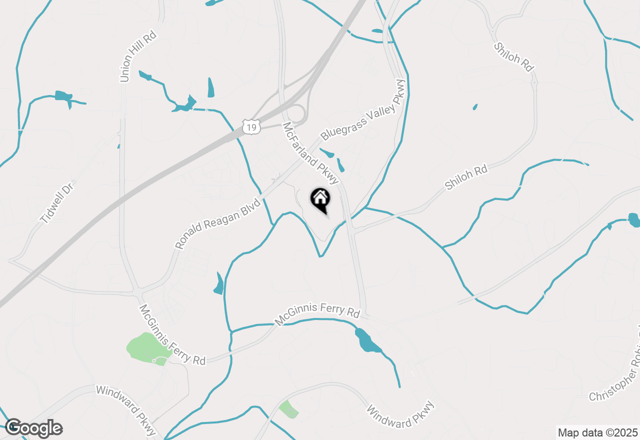 Map of 6465 Halcyon Garden Drive, Alpharetta, GA 30005