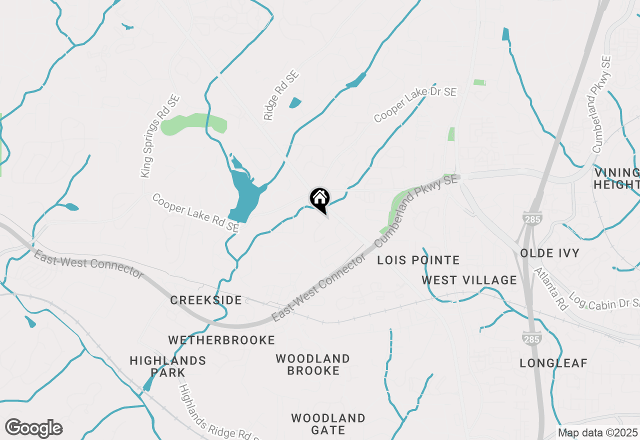 Map of 4349 Ivy Glen Court Se, Smyrna, GA 30082