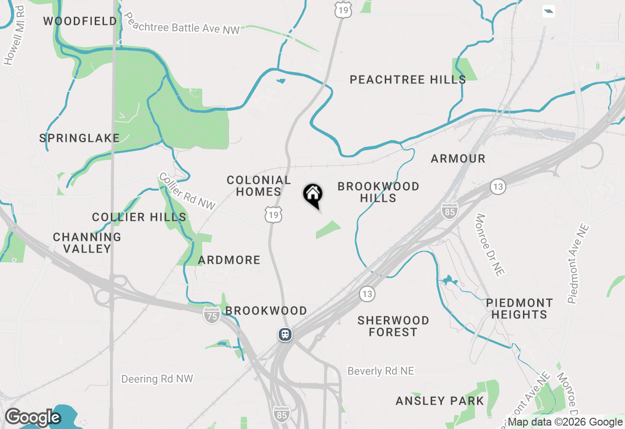 Map of 42 Camden Road Ne, Atlanta, GA 30309