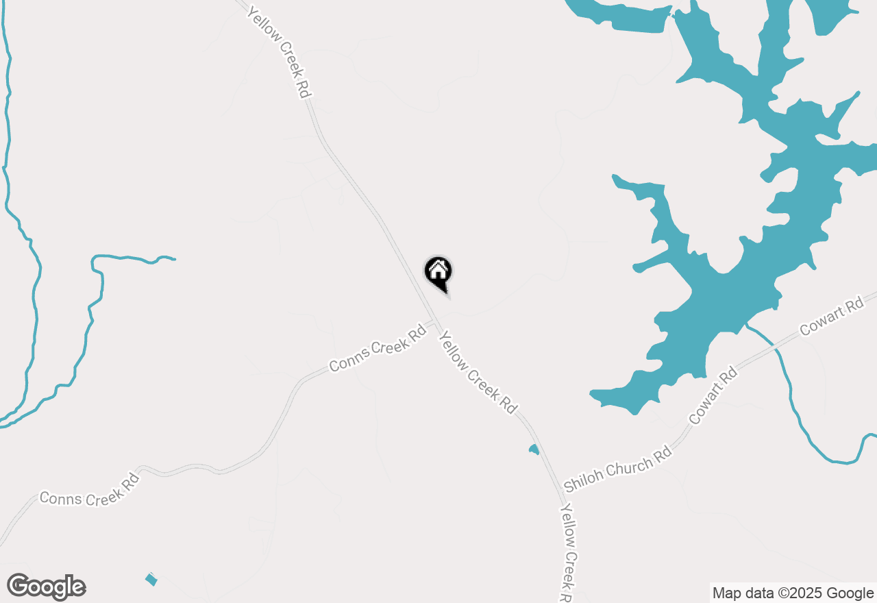 Map of 5110 Yellow Creek Road, Ball Ground, GA 30107